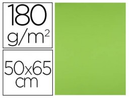 25h. cartulina Liderpapel 50x65cm. 180g/m² verde pistacho paquetede 25